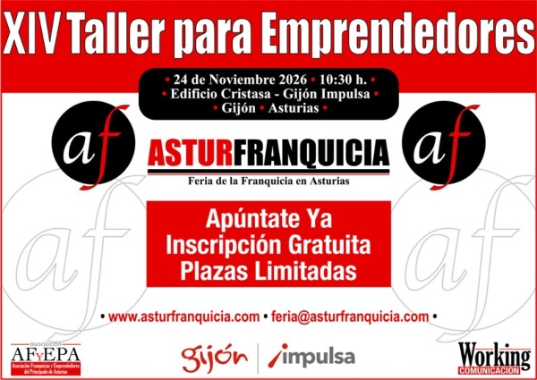 XIV Edición del Taller para Emprendedores en Asturfranquicias